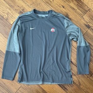 Nike Gray Ohio State Long Sleeve Shirt